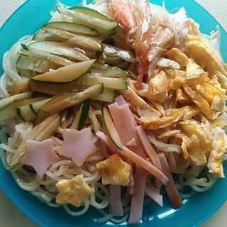 レンジで錦糸卵！ズボラな冷麺